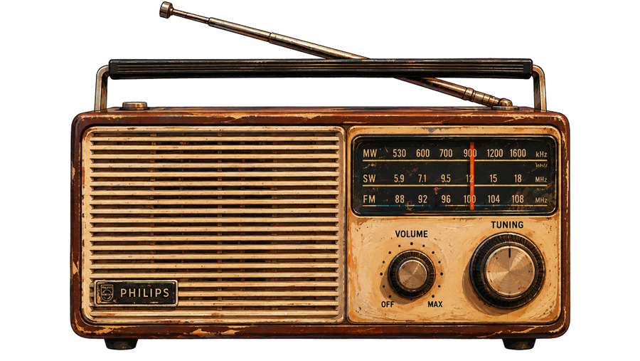Vintage radio player